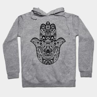 sutra mandala hand of god ecopop with mexican patterns Hoodie